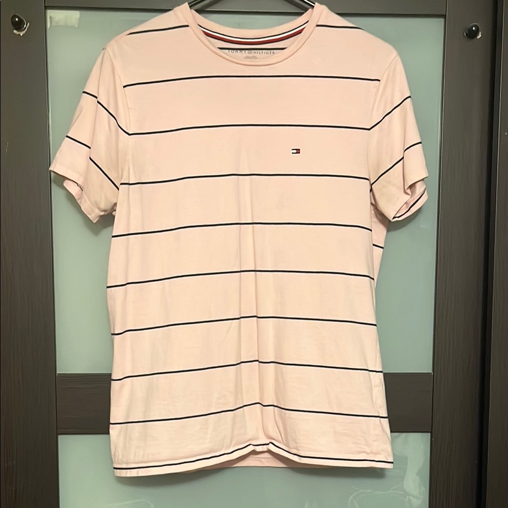 Tommy Hilfiger Pink Striped T-Shirt